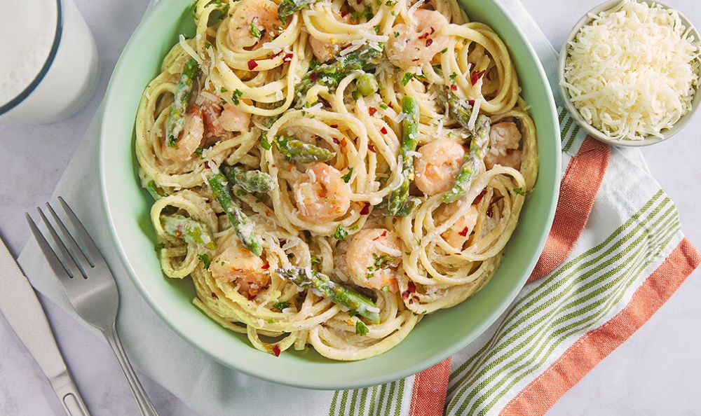 Recipe for Buttery Shrimp Ricotta Pasta