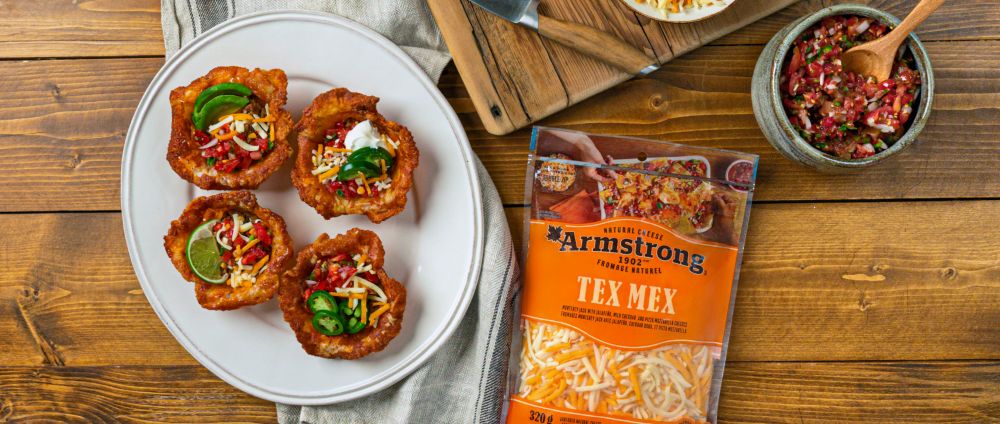Recipe for Tex Mex Cheese Crisp Mini Tacos