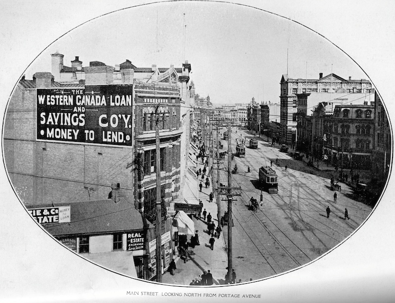 1903-Main Street, looking north from Portage Avenue