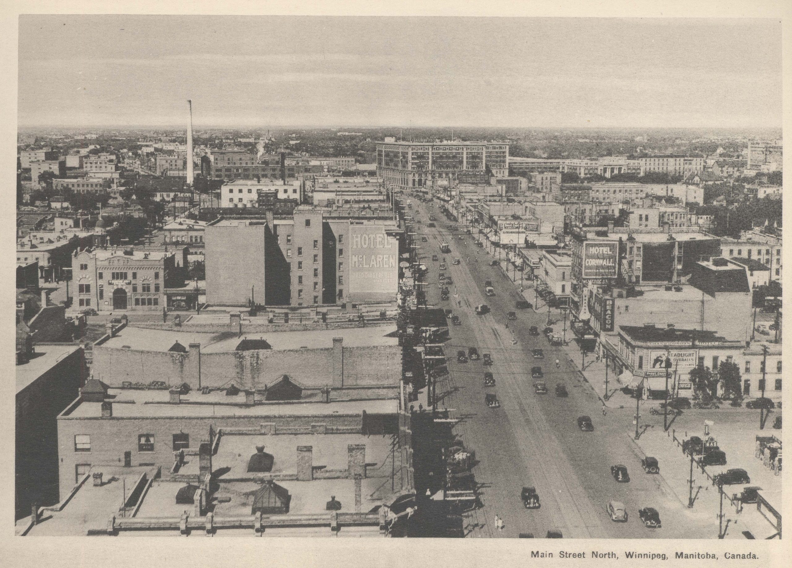 1940?-Main Street North, Winnipeg, Manitoba, Canada