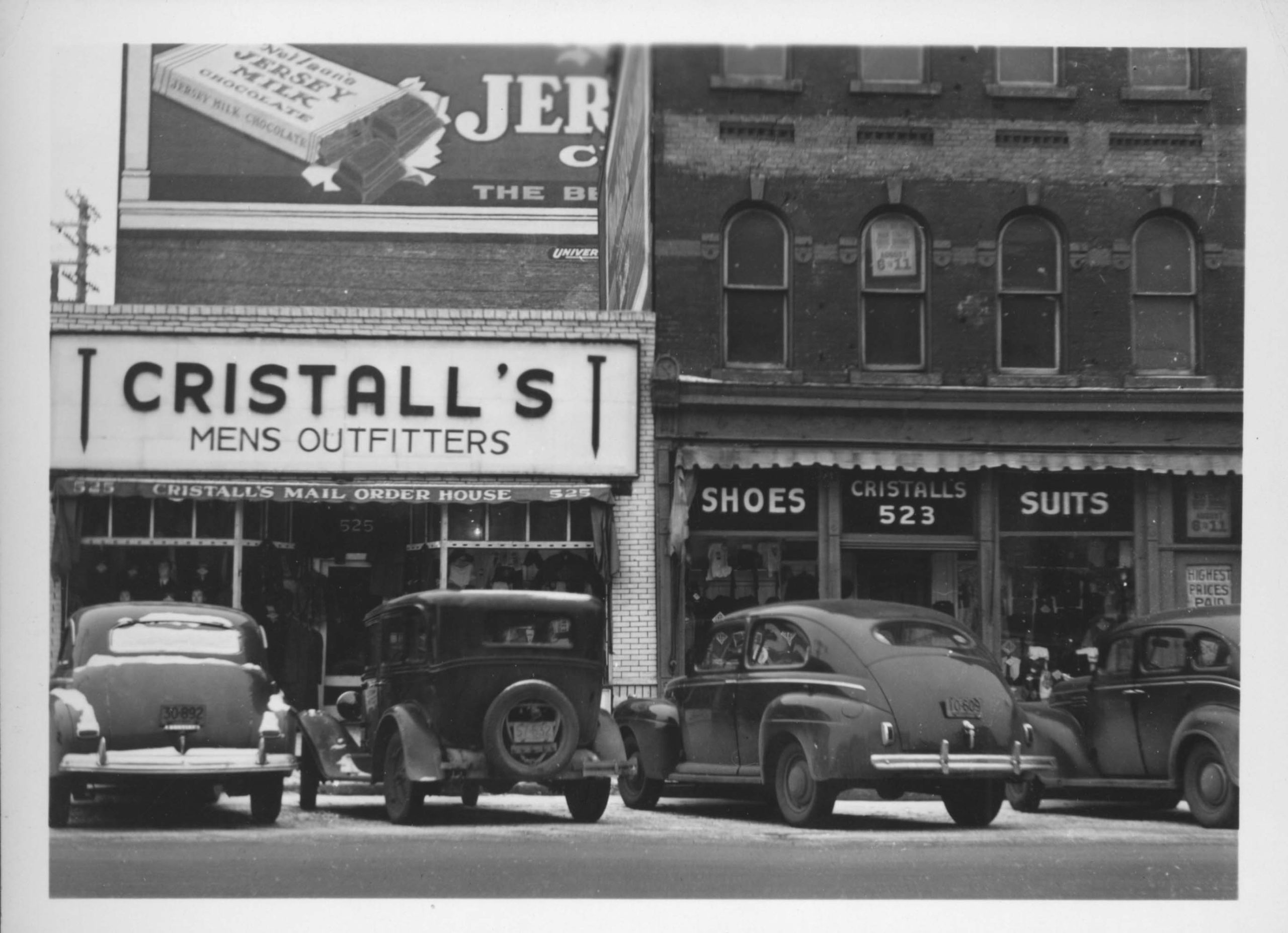 1941?-Southeast corner of back lane, north side of Market Avenue and Main Street