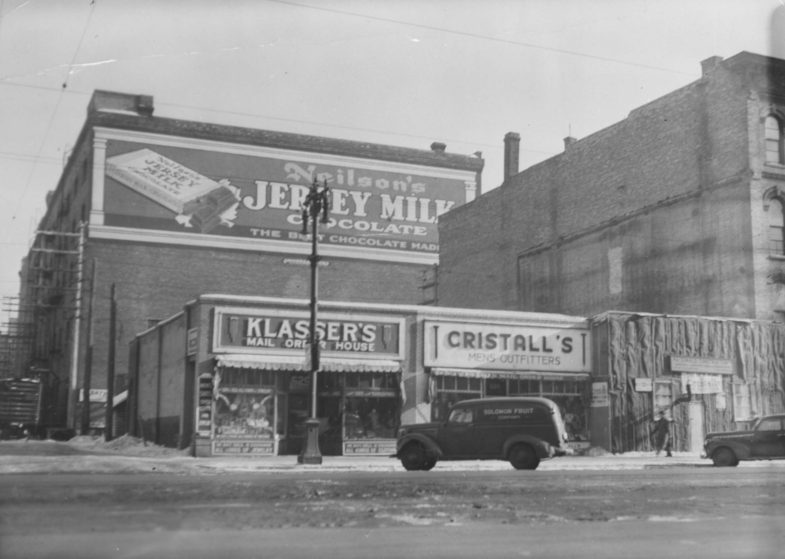 1941-Southeast corner of back lane, north side of Market Avenue and Main Street